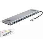 HADRON HDX7854 TYPE-C HDTV COMBO TYPE-C + HDMI 4K 30Hz + 4-USB3.0 + VGA + AUDIO +