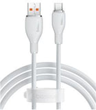 Baseus P10355703221-00 Pudding Hızlı Şarj Özellikli USB Type-C 100W Kablo 1.2M Beyaz