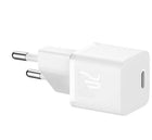 Baseus CCGN050102 20W Beyaz 1C GaN5 Adaptör Mini