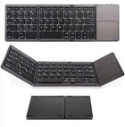 Sline Y-041 Katlanabilir Kablosuz Bluetooth Klavye Touchpadli Taşınabilir