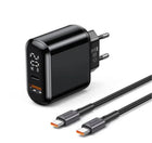 MCDODO CH-7172 PD3 20W 1 USB 1 TYPE-C GİRİŞLİ  ŞARJ ADAPTÖRÜ USB-C TO USB-C -SİYAH