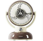 Everest EFN12 Kahve 1200mAh 3 Hız Kademe Led Işıklı Retro Masaüstü Usb Fan