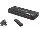 Hadron Hdx1334 Hdmi Switch &amp; Splitter 4-In 2-Out Matrix Siyah 4K HDMI Girişi: 4 HDMI Çıkışı: 2
