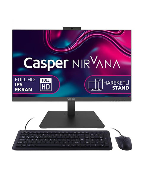 Casper Nirvana A70.5700-BE00X-V Ryzen 7 5700U 16GB 500GB 23.8" Full HD All in One PC