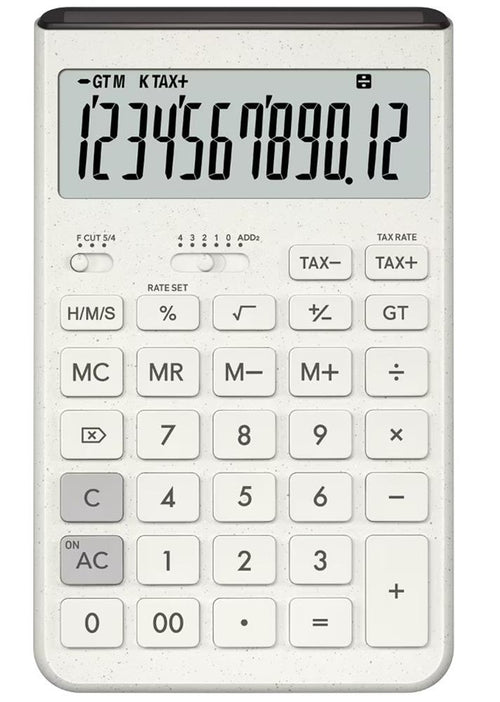 Casio JT-200T-WE 12 Hane Beyaz Masa Üstü Hesap Makinesi