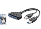 Hadron Hdx7549 Usb3.0 To Sata Çevirici 2.5" Güç Girişli 4Tb Siyah