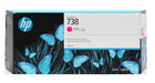 HP 738 Magenta Kırmızı 300ML Plotter Kartuşu 676M7A