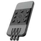 SnapMax SNP-3007 10.000 mah Siyah Vantuzlu Kablosuz ve 3in1 Kablolu Powerbank