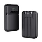 SnapMax SNP-3006 10.000 mah Hızlı Şarj LED Göstergeli 3in1 Dahili Kablolu Powerbank