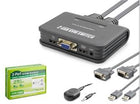 Hadron Hdx1362 Vga Usb Kwm Switch 2Giriş 1Çıkış Kablolu Siyah