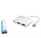 Hadron Hdx7764 Type-C Hdtv Combo Hdmi 4K 30Hz + Type-C + Usb3.0 3In1 Gri