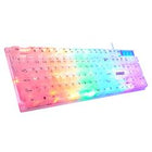 Everest KB-24 Beyaz Rainbow Q Membrane Oyuncu Klavyesi