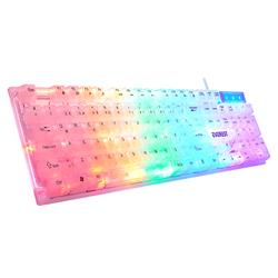 Everest KB-24 Beyaz Rainbow Q Membrane Oyuncu Klavyesi
