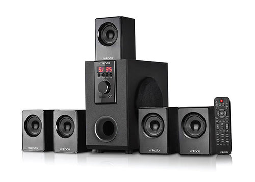 Mikado MD-505 5+1 Usb+SD+FM Destekli Bluetooth Speaker Kumandalı