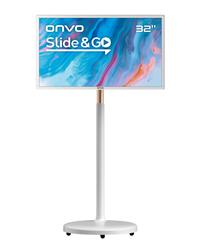 Onvo 32" 32OVM6000 82 Ekran Slide&amp;Go Hareketli Android 13 Smart LED Ekran 6 Saat Pil (Dokunmatik)