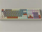 Everest KM-77 Runa Gri-Krem-Kahve Usb Rainbow Aydınlatmalı Sessiz Q Klavye + Mouse Set