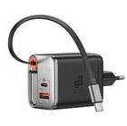 MCDODO CH-4281 40W GaN Şarj Adaptörü Dahili Geri Çekilebilir Kablolu