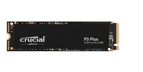 Crucial 2TB P3 CT2000P3PSSD8 Plus 3D NAND GEN4 NVMe PCIe M.2 SSD (5000-4200 MB-s)