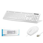 Nodar Km8519 Kablolu Klavye ve Mouse Set Q Beyaz