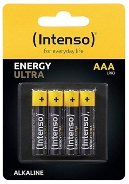 İntenso PBIN-557 LR03 AAA Boy Ultra Alkalin İnce Kalem Pil 4'lü Paket