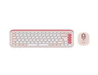 Logitech Pop Icon Combo 920-013077 Pembe Kablosuz Klavye Mouse Seti