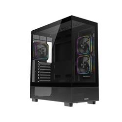 FAZEON F17 750W 80PLUS BRONZE 3x120mm ARGB Fanlı ATX Siyah Bilgisayar Kasası