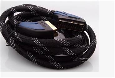 S-LİNK SLX-936 SCART TO SCART 3MT GOLD KILIFLI KABLO