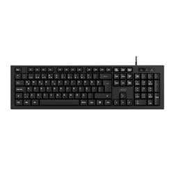 AOC KB130B-38 1,8mt Kablo Uzunluğu Usb Siyah Türkçe Kablolu Standart Klavye,Sessiz yazma