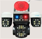OKam O-Kam 8095 3 Lens Sirenli Çakarlı Wifi Solar Kamera
