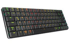Rampage W-GRANITE Siyah-Gri Low Profile BLUE SWITCH Mekanik Gaming Oyuncu Klavye Q RGB 2,4 ghz+ BT