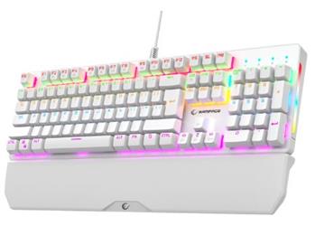 Rampage KB-R86 UMBRA Beyaz USB Rainbow Aydınlatmalı Blue  English Mekanik Gaming Oyuncu Klavye
