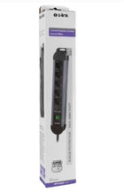 S-link SPGKS05 1.5m 3G1.5mm2 900 Joule 5Li Akım Kor. Gri Priz Çoklayıcı
