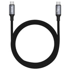 S-link Armor DCC-01 240W 1.2m Type-C to Type-C Örgülü Metal 8K 60HZ Siyah Data ve Hızlı Şarj Kablosu