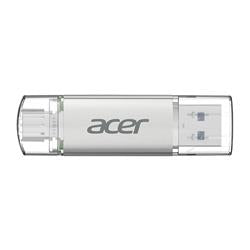 Acer 64GB USB 3.2 UT300-64GB USB-A+USB-C Çift Taraflı Metal Flash Bellek