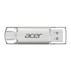 Acer 256GB USB 3.2 UT300-256GB USB-A+USB-C Çift Taraflı Metal Flash Bellek