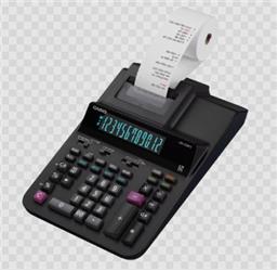 Casio DR-120RII-BK 12 Hane Şeritli Siyah Hesap Makinesi