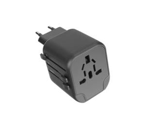S-link SW-KC028 2-USB 2.4A Yedek Akım Sigortalı 100-240V Universal Çevirici Priz Adaptör