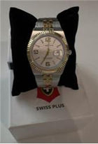 Swiss Plus Man Watch Premium Seri Model-10 ST3442AGS White-Gold
