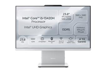 Lenovo Ideacentre 24IRH9 F0HN0054TR I5-13420H 16GB 512GB SSD 23.8" Fhd FreeDOS AIO Bilgisayar