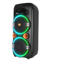 Mikado MD-79KP 30W Işıklı Siyah 1 UHF UV Mikrofonlu USB-BT-TF-TWS-AUX Type-C Şarjlı Hoparlör