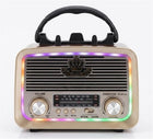Everton RT-301.m  Bluetooth-USB-SD-FM Şarjlı,Solarlı,Ledli, Nostaljik Radyo El Fenerl Radyo