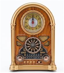 Everton RT-719  Şarjlı, Saat Göstergeli Nostaljik Radyo( Bluetooth-USB-SD-FM)