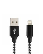 Vcom CU251 Lightning to USB 3m 12W (5V-2.4A) Örgülü Şarj Kablosu