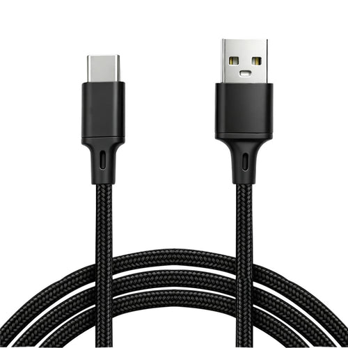 Vcom CU252 Type-C to USB 3m 15W (5V-3A) Örgülü Şarj Kablosu
