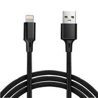 Vcom CU253 Lightning to USB 3m 10W (5V-2A) Örgülü Şarj Kablosu
