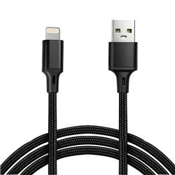 Vcom CU253 Lightning to USB 3m 10W (5V-2A) Örgülü Şarj Kablosu
