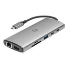 Vcom CUE68 Type-C To 2-HDMI(4K@60Hz)+G LAN+2-USB 3.0+2-Type-C(10Gb)+SD TF+PD3.0 100W Çoklayıcı