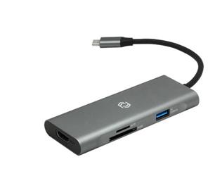 Frisby FA-7712TC USB Type-C™ Hub (HDMI + 3 x USB 3.0 + SD-TF + PD Şarj)