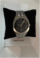 Swiss Plus Man Watch Basic Seri Model-6 ST2302AGP Black-Silver