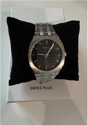 Swiss Plus Man Watch Basic Seri Model-6 ST2302AGP Black-Silver
